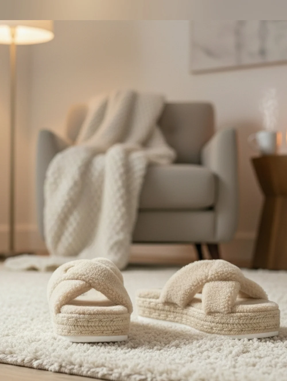 Daphne By GBG Los Angeles Slide House Shoe - Picture 3 of 11